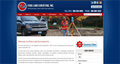 Desktop Screenshot of fordlandsurveying.com